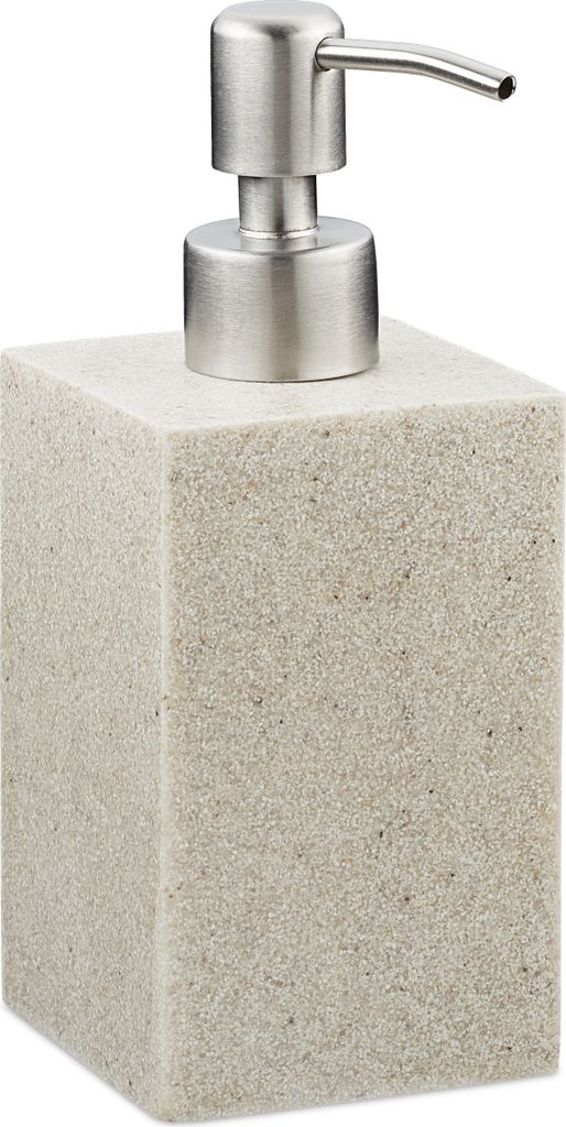 relaxdays 10031062_778 relaxdays Seifenspender beige 300,0 Zdjęcie produktu 
