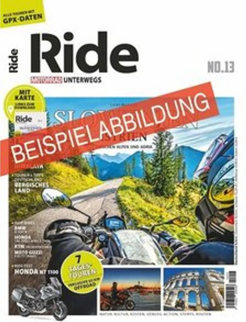 Préparer son Road-Trip Moto avec RIDE Motorrad unterwegs No. 17 Guide