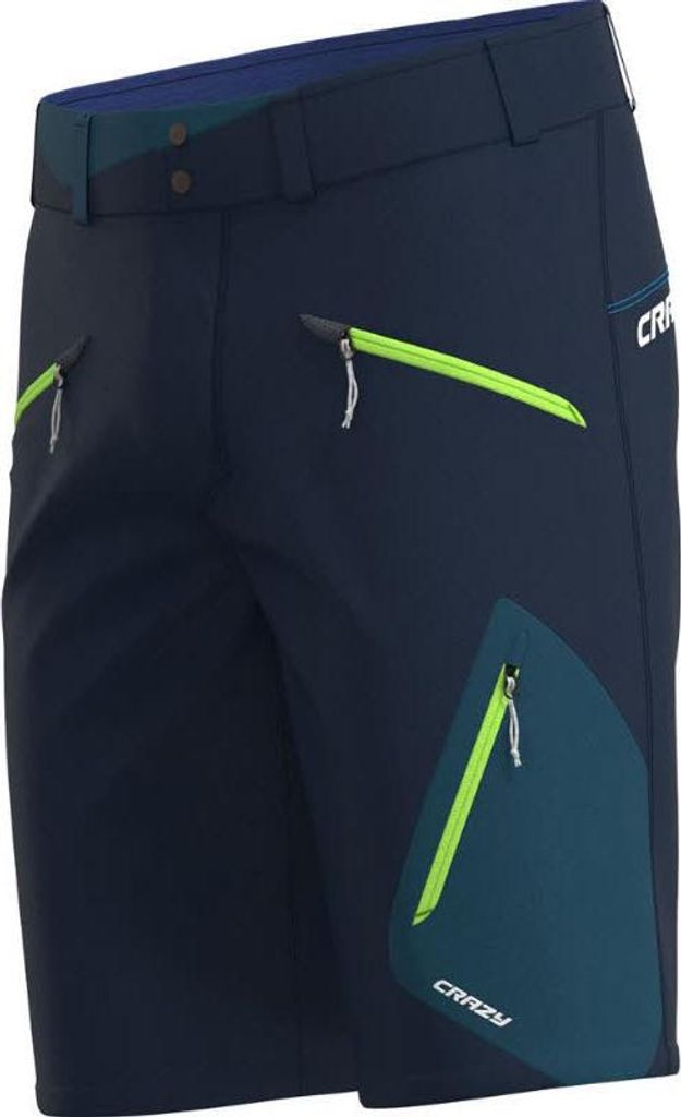 Crazy Idea SHORT RESOLUTION Outdoor-Shorts Wandershorts Herren dunkelblau 50