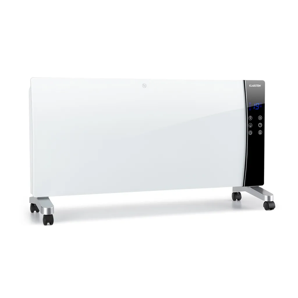 Radiateur 2000W Lindholm : thermostat électronique et minuterie 24h