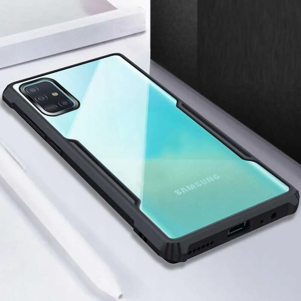 Coque de protection Galaxy A71 SPACECASE Beetle Noir - Style Blindé