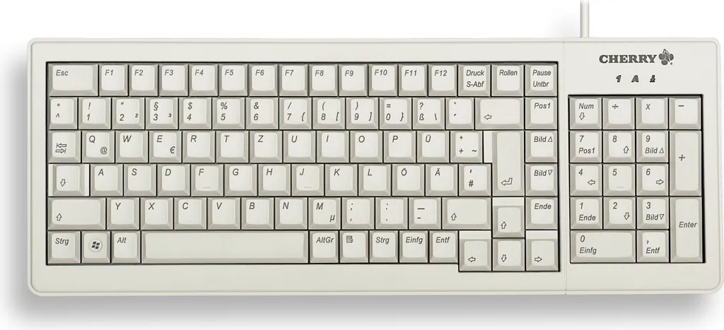 Clavier Mécanique Cherry G84-5200 - AZERTY Complet Filaire USB / PS/2