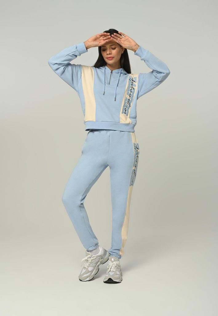 Tom Barron Trainingsanzug Tracksuit With Zipper Top And Emboidery Aplique Design
