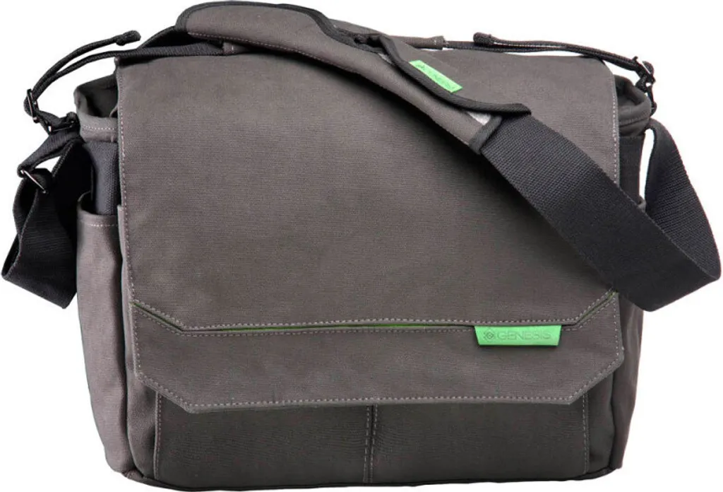 Borsa Messenger Genesis Tacit L Green per Fotografia Urbana e Tablet