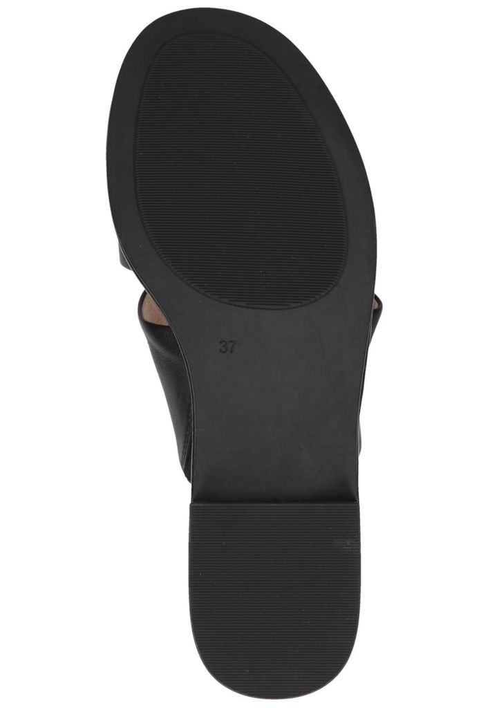 Caprice Damen Pantolette aus Leder mit geflochtenen Riemen 9-27100-42, Größe:39 EU, Farbe:Schwarz