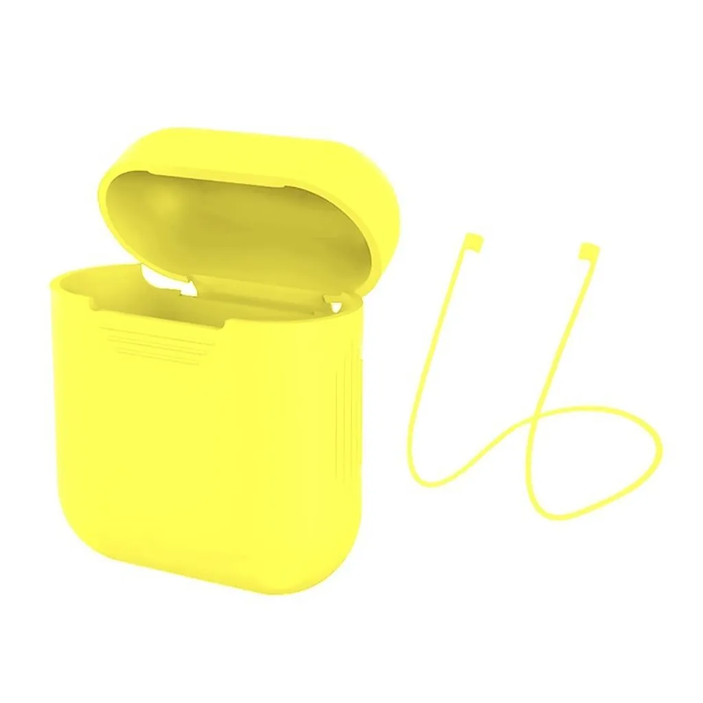Cover AirPods Giallo Pop - Accessorio Moda e Protezione in Silicone