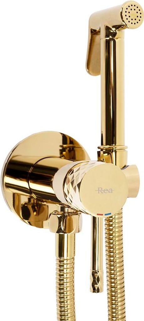 Bateria Bidetowa REA Lungo Loop Diamond Złota Zdjęcie produktu 