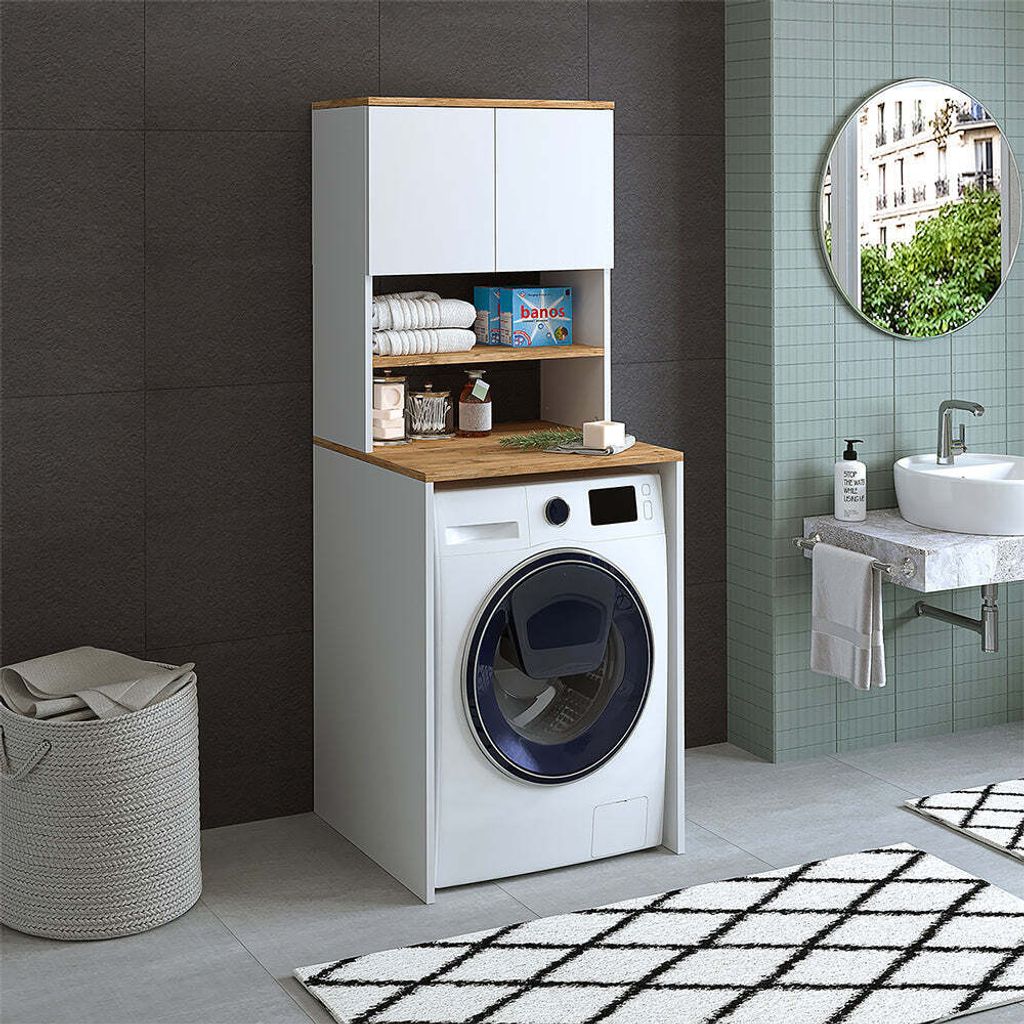 Roomart, Badezimmer Waschmaschinenschrank Atlantic, Produktbild
