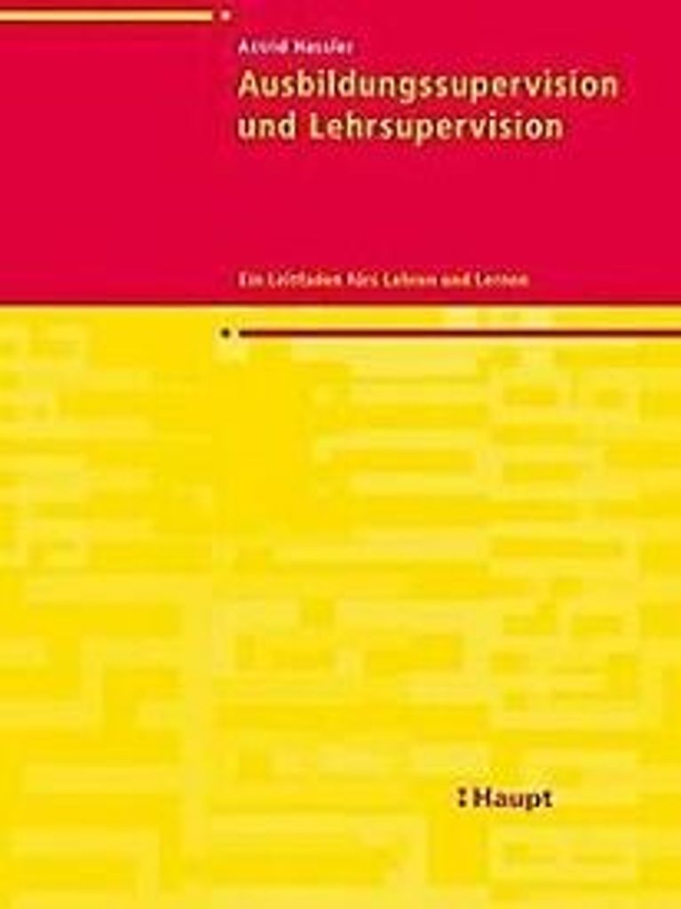 Ausbildungssupervision und Lehrsupervision