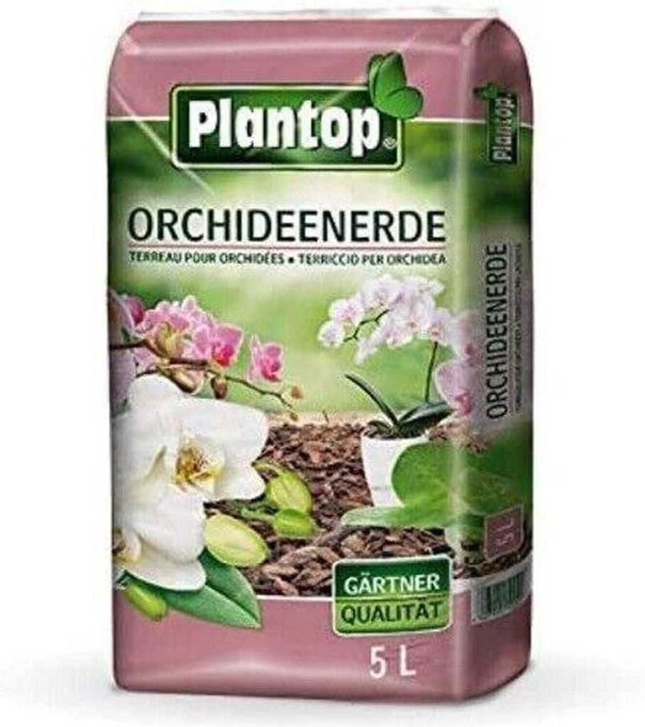 Plantop Orchideenerde 5 l torffrei vorgedüngt, beugt Produktbild 