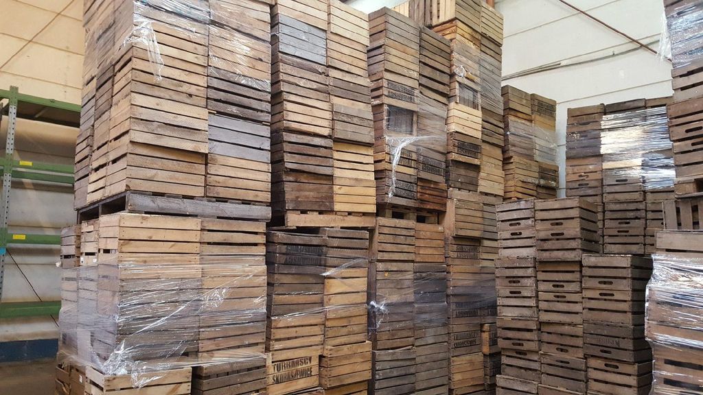 20 x Obstkisten als  weinkisten apfelkisten Holzkisten Produktbild 