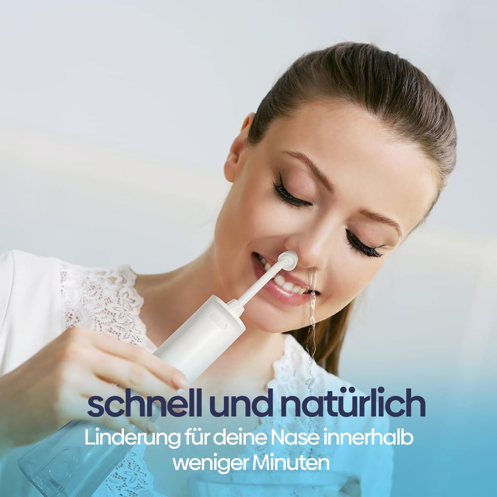 Olvy Elektrisch Nasendusche, Elektrischer Neti Pot, Nasales Produktbild 4