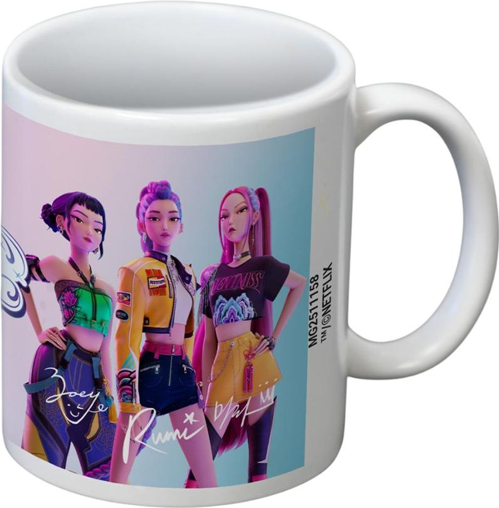 K-Pop Demon Hunters - Kaffeebecher, Huntr/X PM13074 (Einheitsgröße) (Weiß)