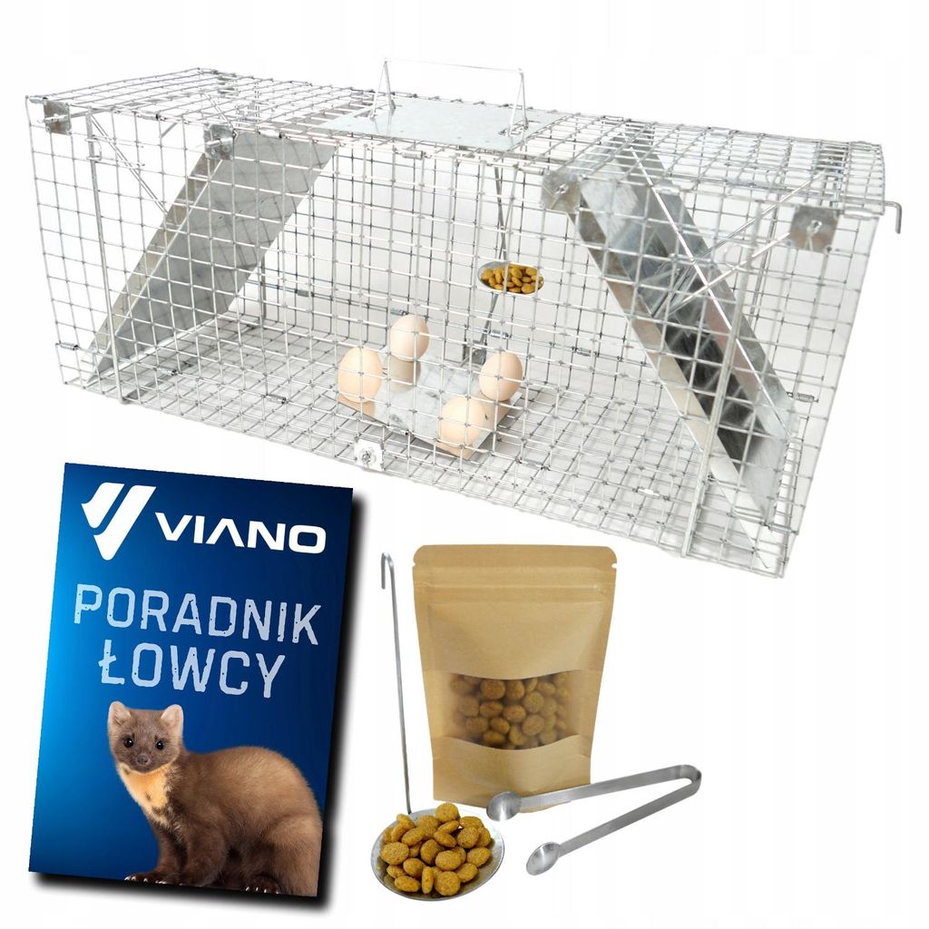 Lebendfalle P1 für Marder, Waschbären, Katzen, Ratten – Produktbild 