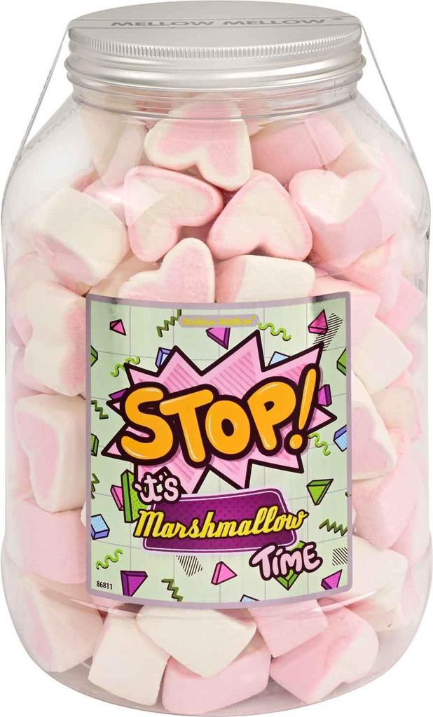 Herzen Marshmallows 500g Retrodose Mellow Mellow Produktbild 