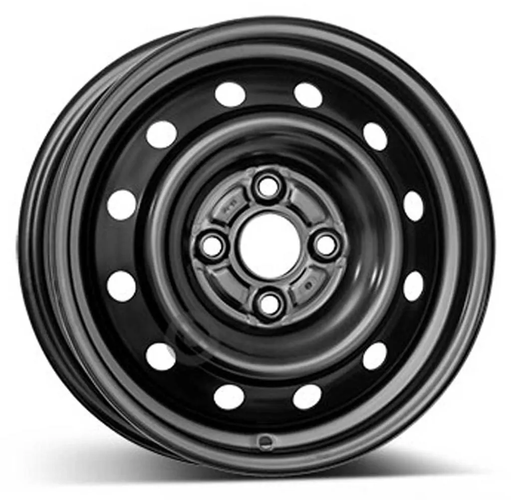 Jante ALCAR ACCIAIO 3015 Noire 5x14 4x100 ET38 haute résistance fer
