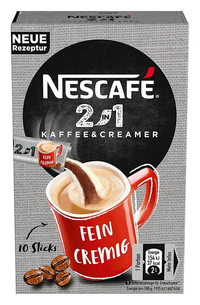 Nescafé 2in1, 10 Sticks Produktbild 