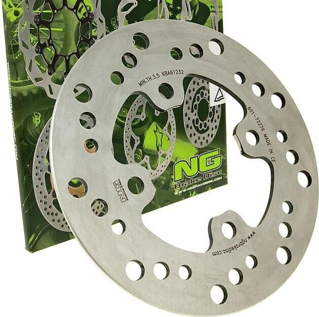 Disco freno NG 601 - 190 / 72 / 4mm 4 fori per Honda X8R-S Immagine del prodotto 