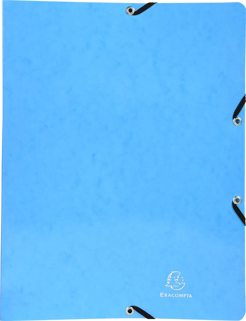 Exacompta Iderama 54897E Lot 20 Classeurs 2 Anneaux 15mm A4 Bleu Clair