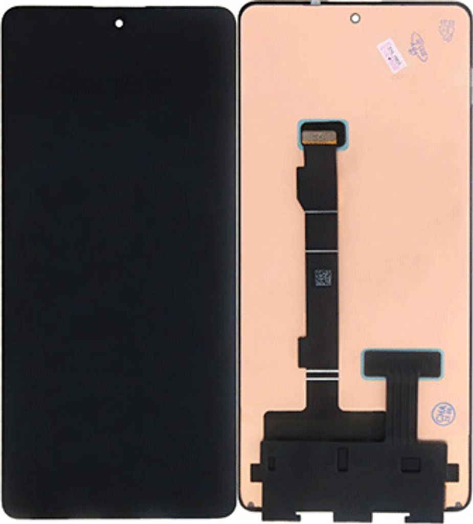 LCD Display + Touchscreen kompatibel mit Xiaomi Redmi Note 12 Pro 5G (22101316C / 22101316I), schwarz