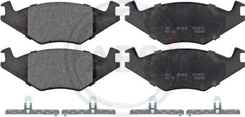 Plaquettes de frein A.B.S. 36539 pour Seat Ibiza (6K) - Réf OE 191698151F