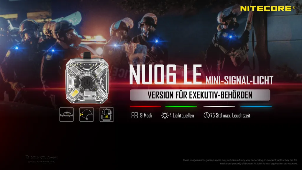 Nitecore NU06LE Lampe de Signalisation : Ne perdez plus votre visibilité