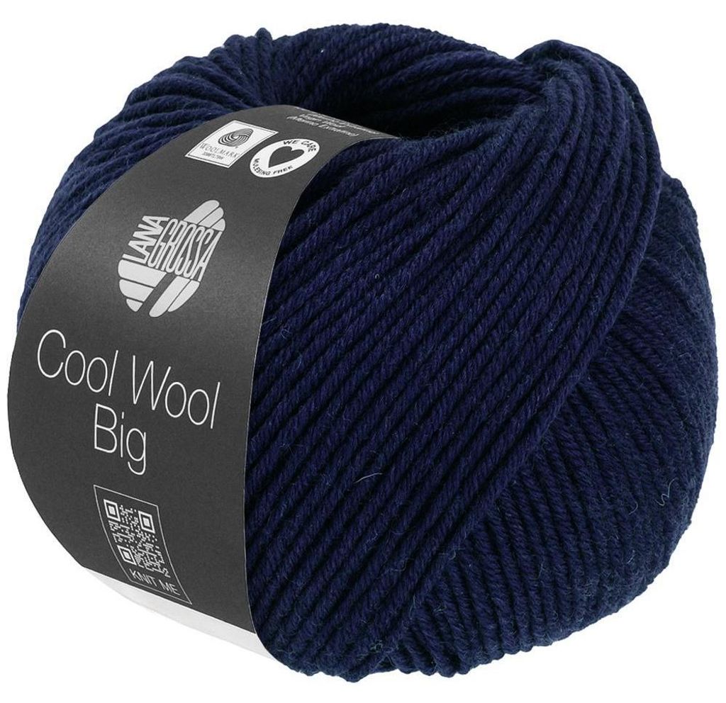Lana Grossa - Cool Wool Big Melange 1694 nachtblau meliert Produktbild 