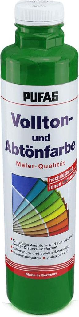 PUFAS Vollton- und Abtönfarbe750 ml 509 chromoxidgrün