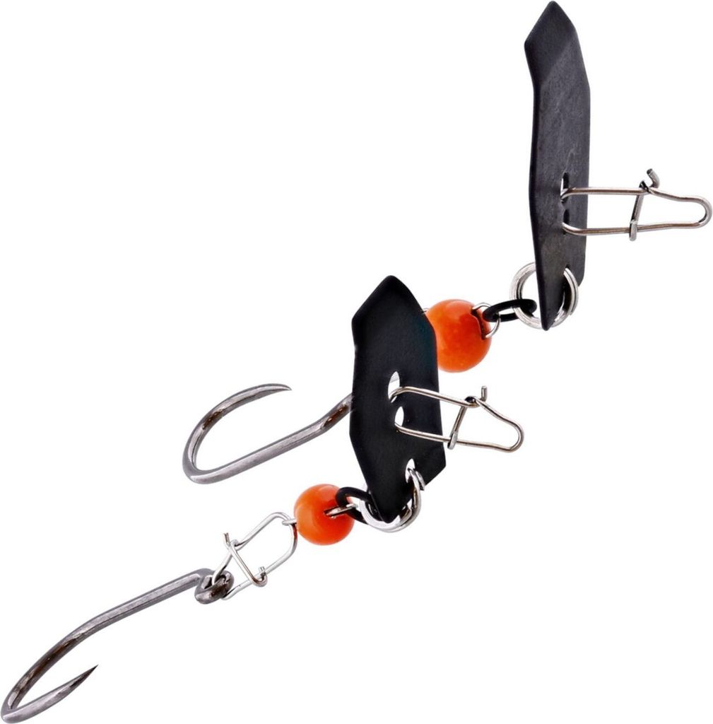 Westin Trout Blade S #6 UV Orange - 2 Bladed Jigs, Gewicht:0.3g