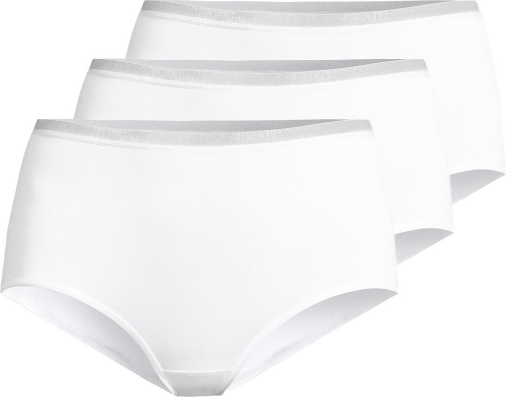 Nina von C. 3er Pack Pure Taillen Slip Im klassischen Design, Perfekte Passform, Angenehm auf der Haut