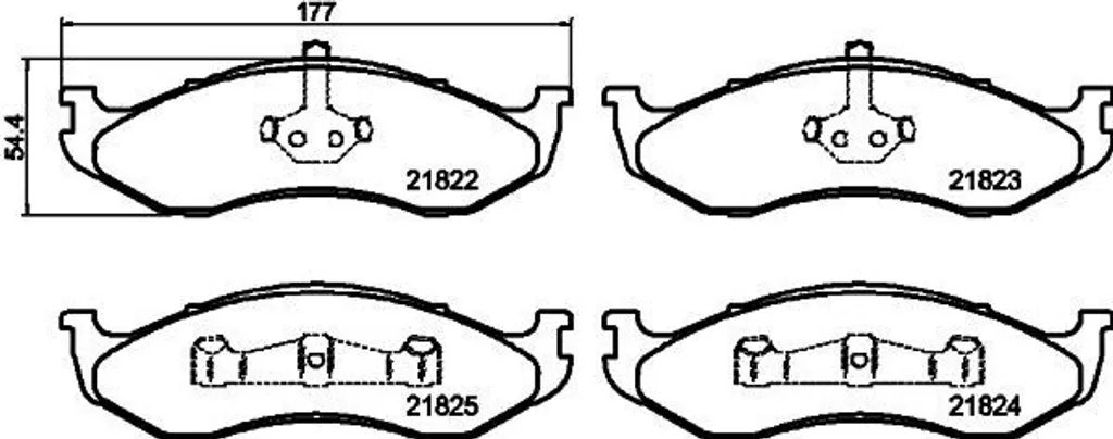 Fini les bruits de freinage avec les plaquettes HELLA 8DB 355 008-231