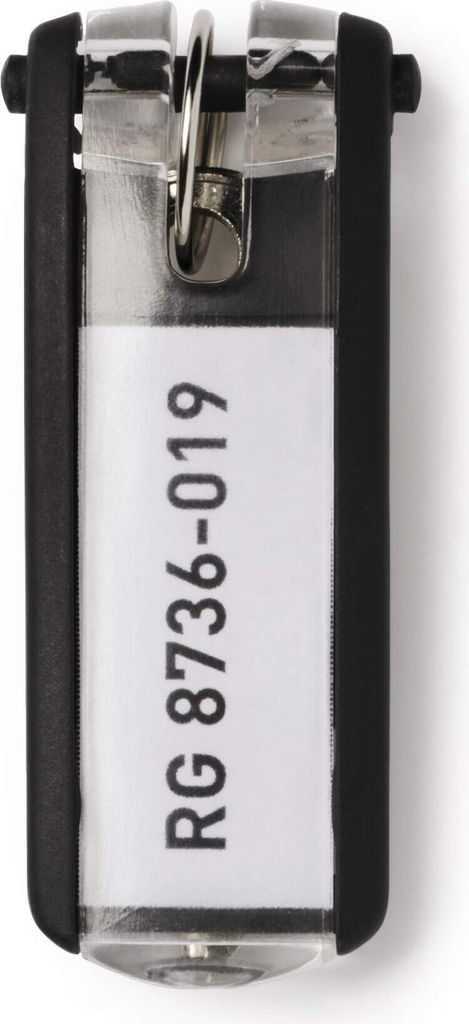 DURABLE Schlüsselanhänger KEY CLIP 6 St., schwarz 195701