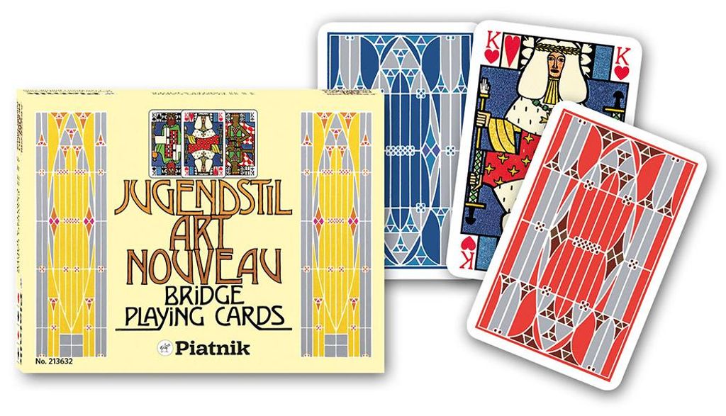 Piatnik Kartenspiel Bridge Ditha Moser Jugendstil Produktbild 