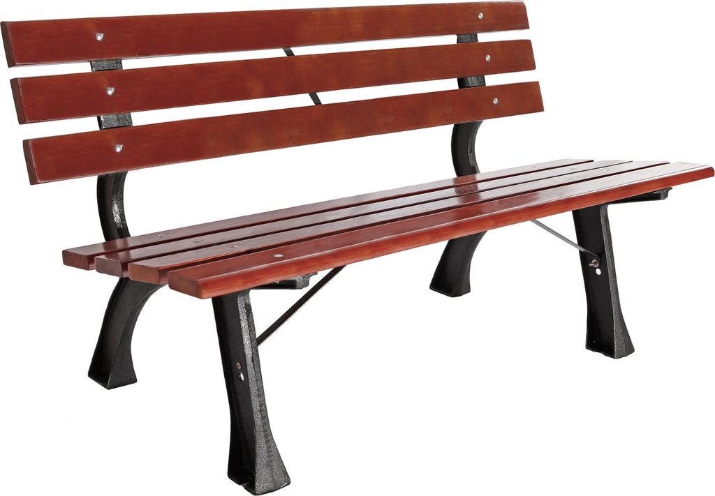 Linder Exclusiv Gartenbank 3-Sitzer Parkbank bis 240 Kg Produktbild 1