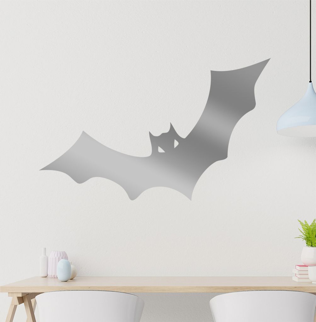 Fledermaus Wandtattoo in 6 Größen - Wandaufkleber Wall Sticker - Dekoration, Küche, Wohnzimmer, Schlafzimmer, Badezimmer
