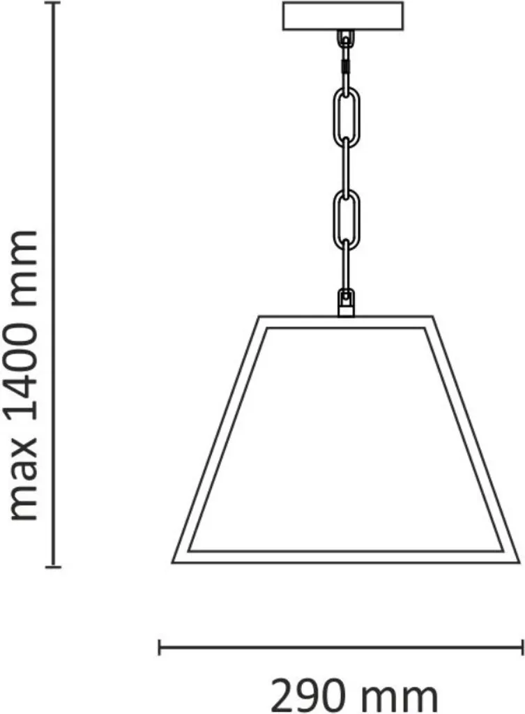 Suspension MADERA Métal Noir : Solution Éclairage Design Haut Plafond