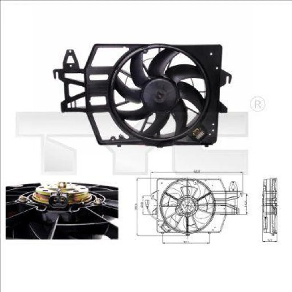 Évitez la Surchauffe : Ventilateur de Radiateur 1076684 pour Escort