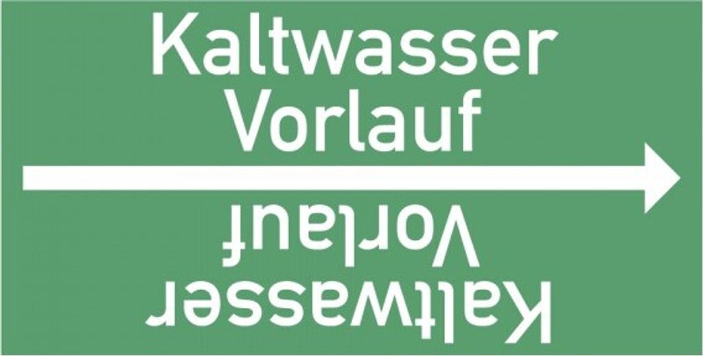 Dreifke Rohrleitungsband Kaltwasser Vorlauf, DIN 2403, ab Ø 15mm, grün/weiß,...