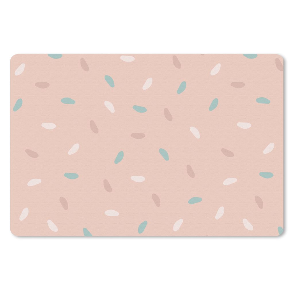 MuchoWow® Schreibtischunterlage Sommer - Muster - Pastell Produktbild 