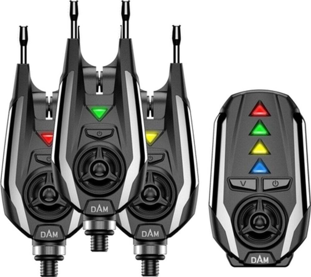 DAM TFX Alarm Set 3+1 Gelb-Grün-Rot Bissanzeiger Produktbild 