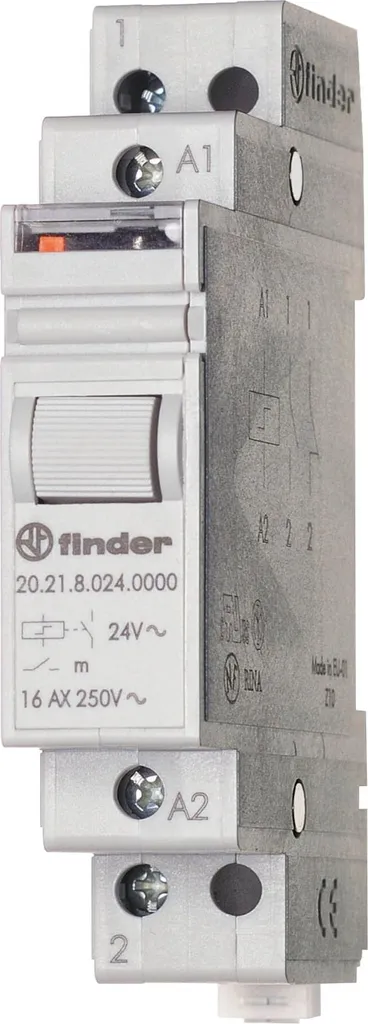 Relè Finder 20.21.8.012.4000 12V AC 16A - Disponibilità Immediata