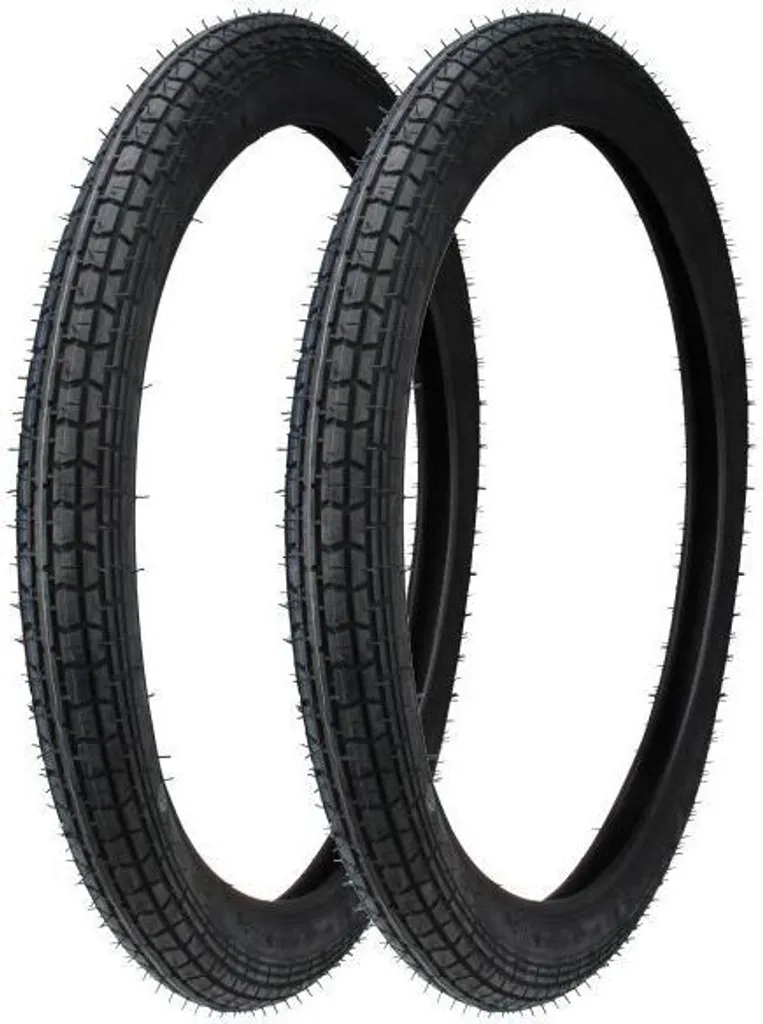 2 Pneus Kenda K251A 2.25-19 30B TT pour Cyclomoteurs et Petites Motos