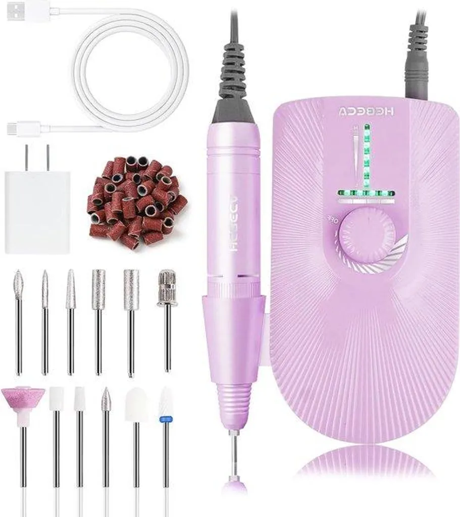 Ponceuse pour ongles portable et rechargeable pour pose de faux ongles