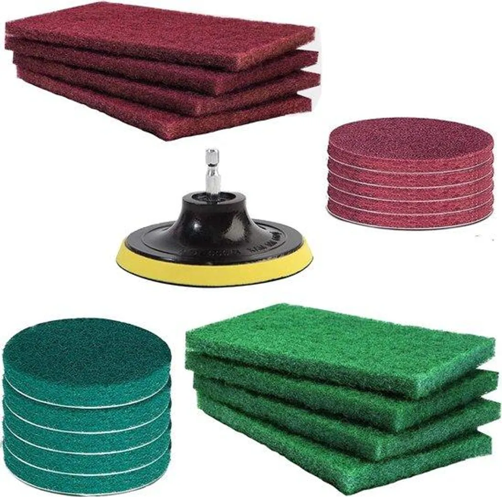 Lot de 20 brosses à récurer multi-usages pour cuisine et salle de bain
