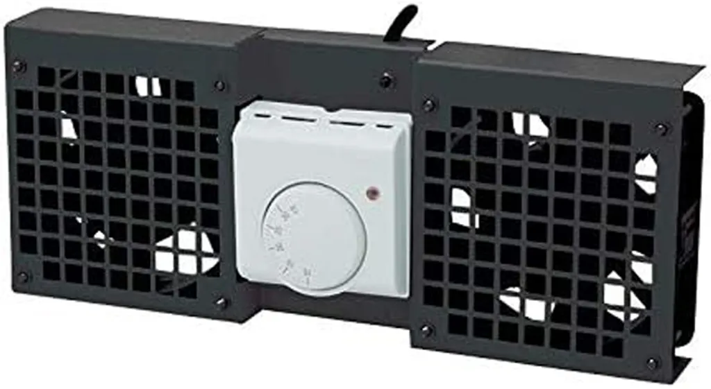 LogiLink Canovate Module de Ventilation 2 Ventilateurs Noir pour Armoire