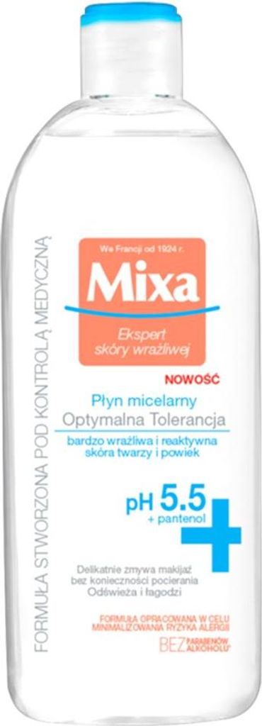 Mixa Płyn Micelarny Do Demakijażu Twarzy I Oczu 400 Ml Zdjęcie produktu 