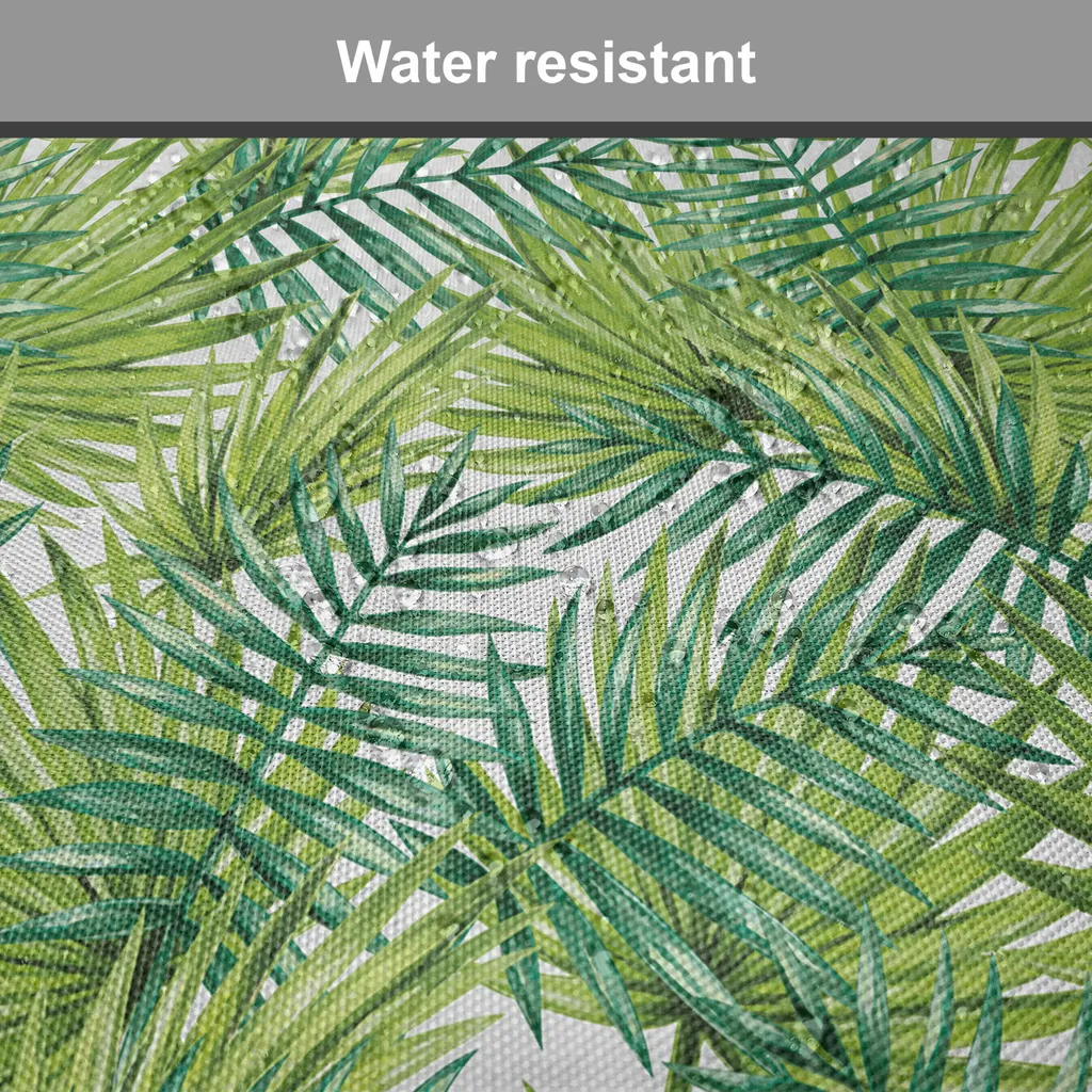 ABAKUHAUS Imbottitura per sedie da sala da pranzo, illustrazione colorata Cuscino naturale, decorativo e impermeabile con cinturini per sedie da cucina, 40 cm x 40 cm - confezione da 4, verde lime verde felce - 2