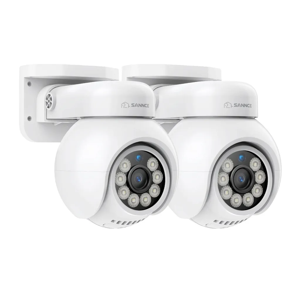 Pack 2 caméras de surveillance 4K pour protéger maison et jardin