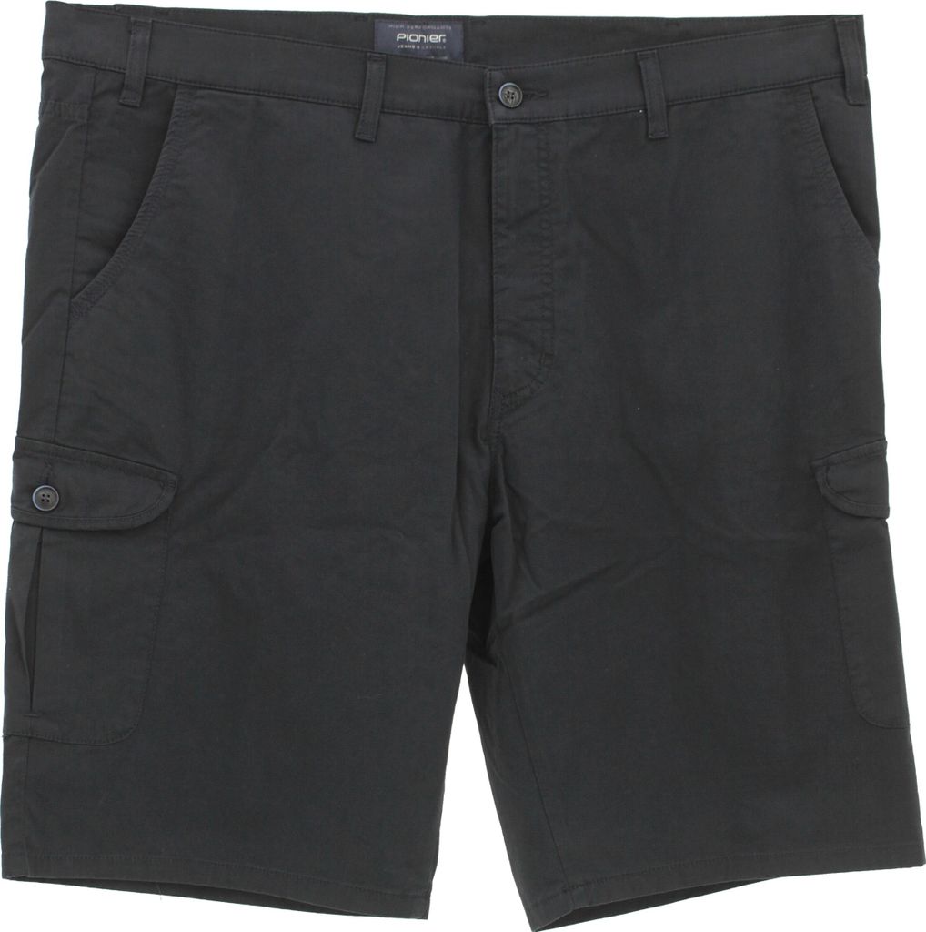23675 Pionier, Bennie, Herren kurze Jeans Shorts Bermudas, Gabardine Stretch, darkblue, 32