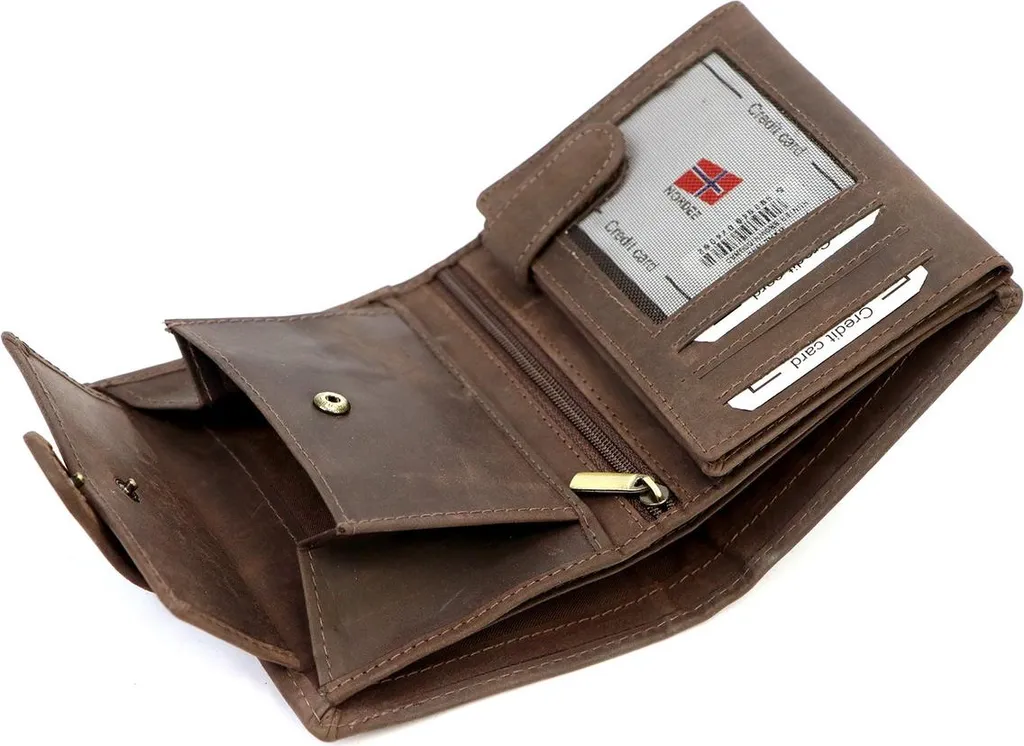 Portafoglio Lungo Nordee da Giacca: Vera Pelle e Design Sottile - 8